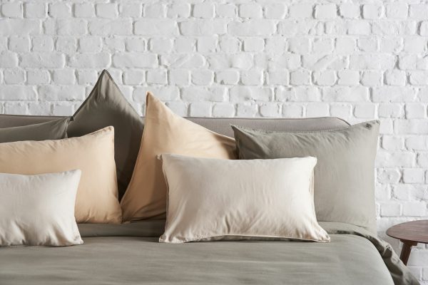 Ferm Bed 'Brushed Sateen - Green' 240/220 - Afbeelding 3