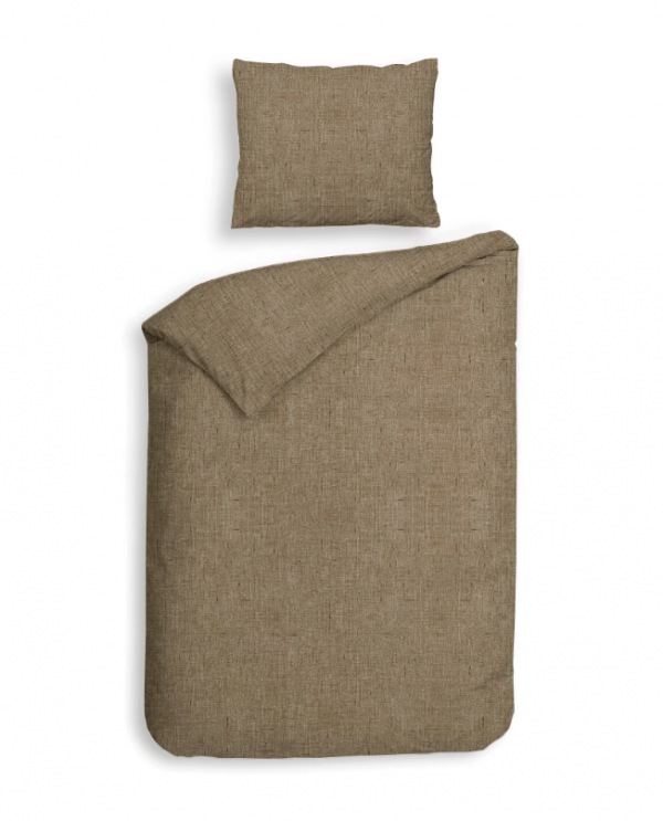Heckett Lane 'Franela Simply Taupe' Flanel 260/220 - Afbeelding 4