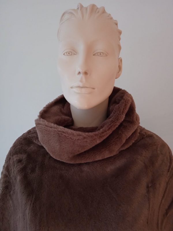 Poncho Marthe Marron - Afbeelding 2