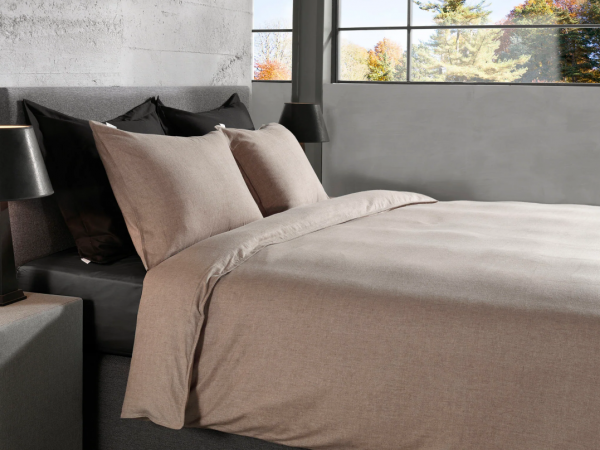 Heckett Lane 'Franela Nomad Sand' Flanel 260/220